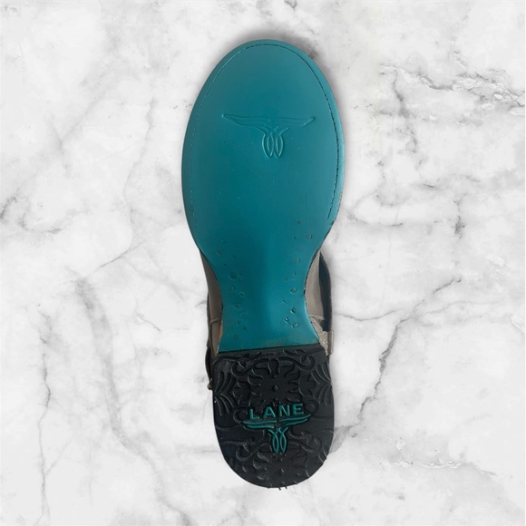 Lane Dustoff Boots Size 7.5 M Gray Blue - Picture 10 of 11